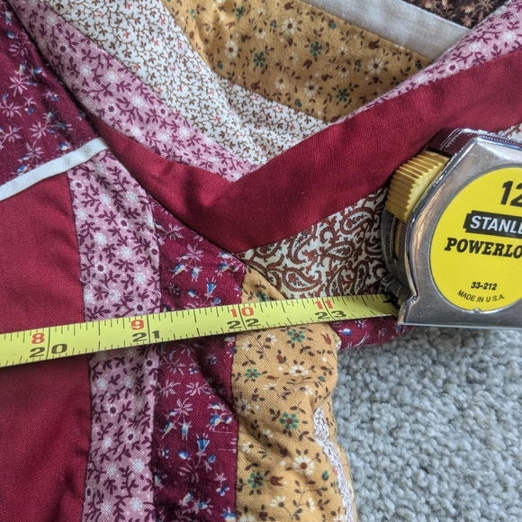 Vintage Handmade Quilt Coat - Picture 8 of 9